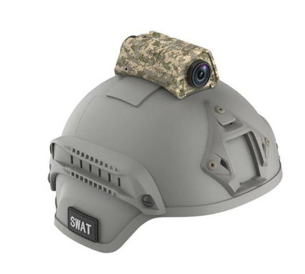 Duplo-lente tática militar derramada H.265 HDMI da câmera do capacete de segurança impermeável