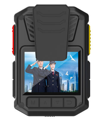câmeras gastas Amba H22 H.265 2800mAh da polícia video de 1080P HD