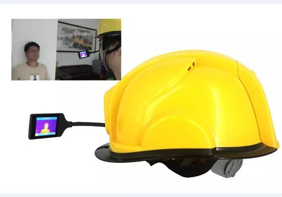 Da escola do dispositivo infravermelho da temperatura do toque não apoio esperto 4G 3G WIFI da câmera do capacete