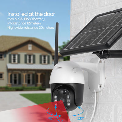 Câmera IP66 impermeável da câmera exterior solar do sistema de segurança 4G para o quintal
