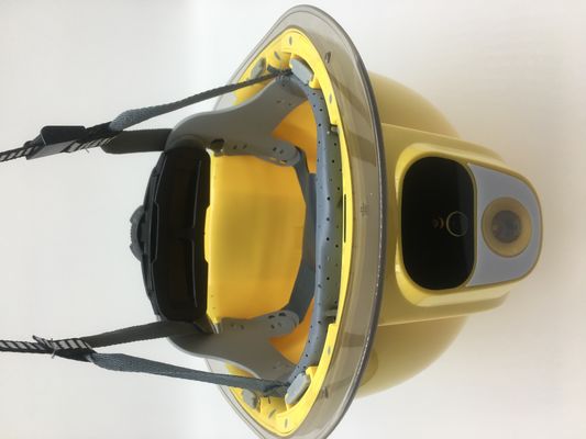 Impermeável do capacete de segurança 4G da câmera do capacete da construção construído no cartão de memória 32gb para fora da câmera do capacete da porta