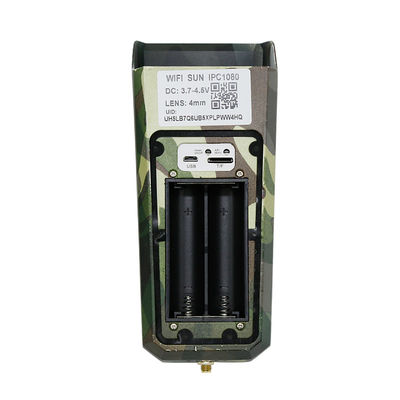 câmera 1.5W do IP de 4G 2MP 1080P PIR Rechargeable Battery