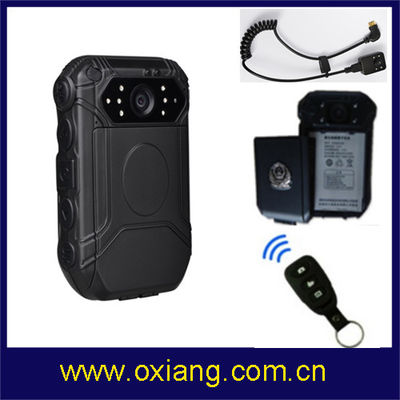 Câmera Wearable impermeável da aplicação da lei 3600mah com AMIGO de NTSC