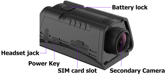 câmera MTK6739 Live Streaming Camera da gravação dupla do JPEG de 3600mAh 4MP