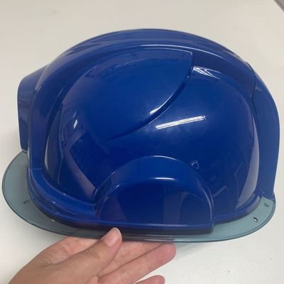 Capacete esperto da segurança azul com plataforma de monitoração central intercomunicador azul incorporado do dente de GPS da câmera de 4G WIFI do multi