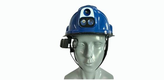 luz conduzida GPS de medição de Android 7.1Bluetooth4.0 da câmera do capacete da temperatura 4G esperta