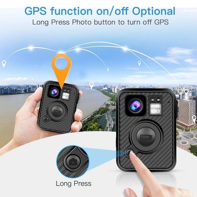 Câmeras gastas IP67 impermeável 0,91" da polícia de H.264 MP4 MPEG4 CMOS LCD