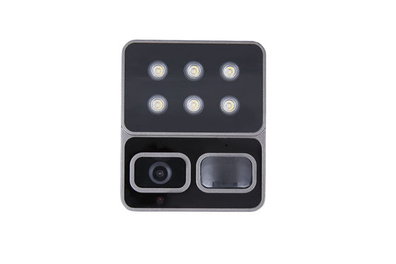 Da câmera exterior da luz do PIR-Movimento-sensor da bateria solar de WIFI do projetor visão noturna em dois sentidos incorporado da voz da bateria de lítio