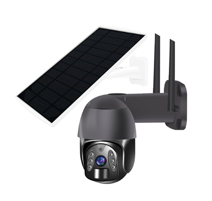 Infravermelho da visão noturna 2.0MP 200W 850nm da câmera da abóbada 4G PTZ da bateria de lítio de NTC