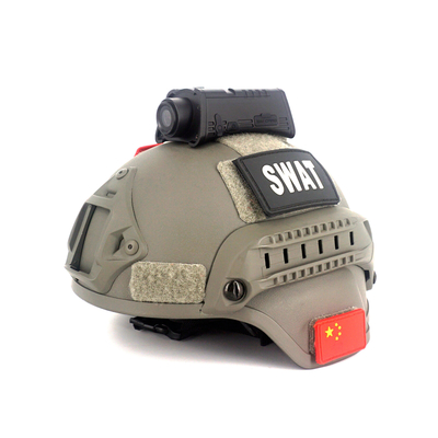 câmera tática Live Streaming Troops BT4.0 3600mA do capacete de 4G Wifi GPS