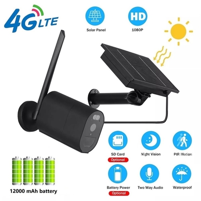 Câmara de segurança da abóbada da lente de PIR Alarm 3.6mm da câmara de segurança de 12000MAH 4G Wifi