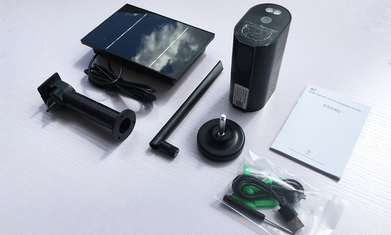Câmara de segurança da abóbada da lente de PIR Alarm 3.6mm da câmara de segurança de 12000MAH 4G Wifi