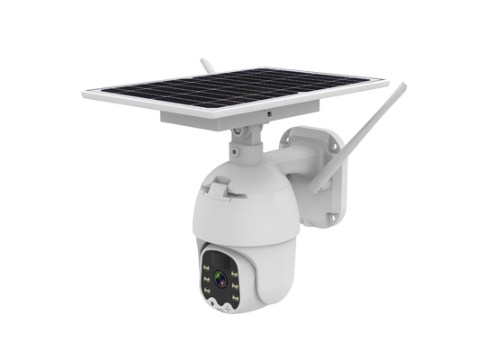 bateria solar 170mA de WiFi da luz das estrelas da câmera de 30M Infrared Security 4G PTZ