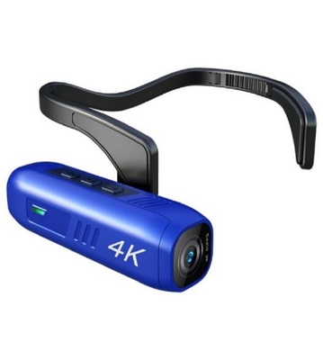 EIS Wearable 4K 2200mAh dos auriculares da câmara de vídeo EP6 1080P Vlog Wifi do giroscópio