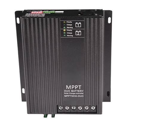 barco solar duplo da caravana de For RVs do controlador da carga da bateria MPPT de 12V 24V 30A