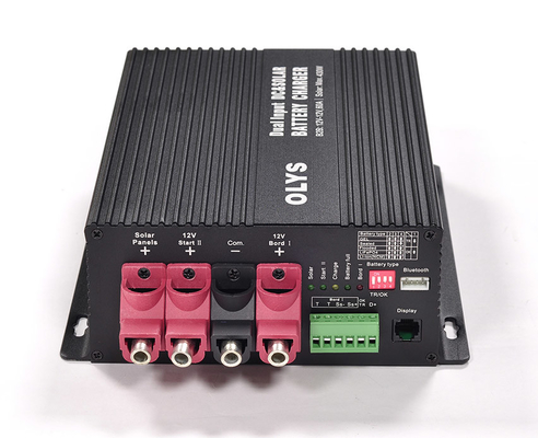 Controlador solar automático solar entrado duplo esperto da carga do carregador de bateria 12V da C.C. MPPT