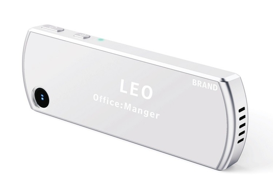 Mini áudio largo impermeável de WAV do ângulo de visão da câmara de vídeo H.265 da polícia de WIFI