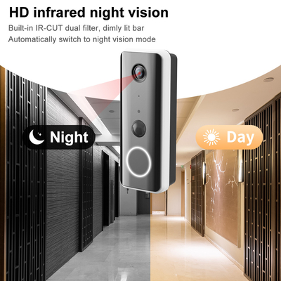 da câmera video sem fio da campainha de 1080P WIFI intercomunicador video com carrilhão