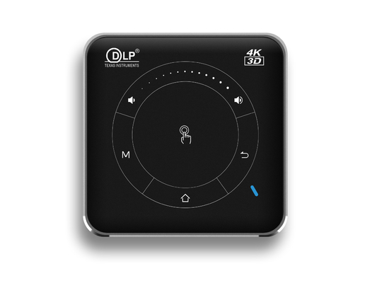 Lúmens Mini Portable Projetor do DLP 55 20000 da vida horas de foco manual do tempo