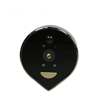 A campainha sem fio da segurança do Peephole de Wifi protege contra intempéries o ângulo de 160 graus de largura