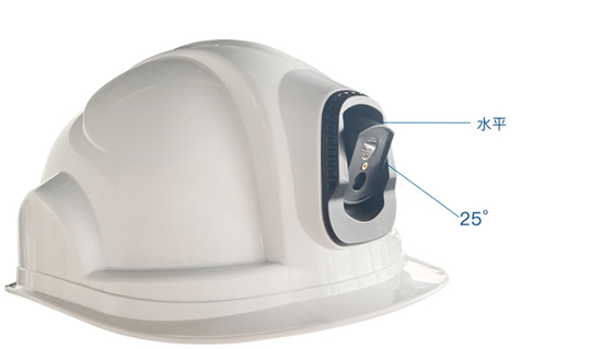4G GPS Wifi Live Stream Safety Helmet Camera para o canteiro de obras de mineração