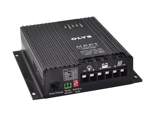 99,8% controlador solar 12V 24V 40A da carga da eficiência MPPT com função de saída da carga
