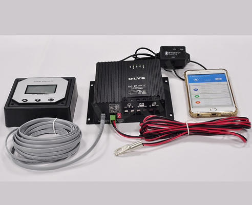 99,8% controlador solar 12V 24V 40A da carga da eficiência MPPT com função de saída da carga