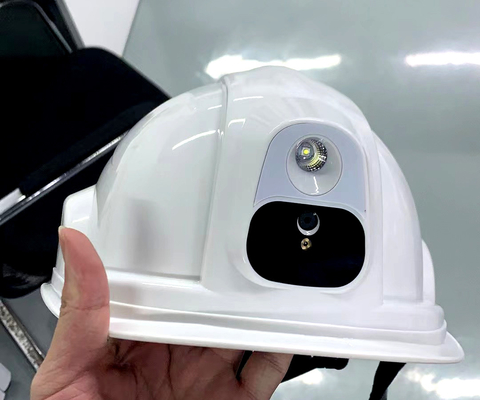 câmera Live Streaming 2MP Outdoor Helmet Camera do capacete de segurança 4G