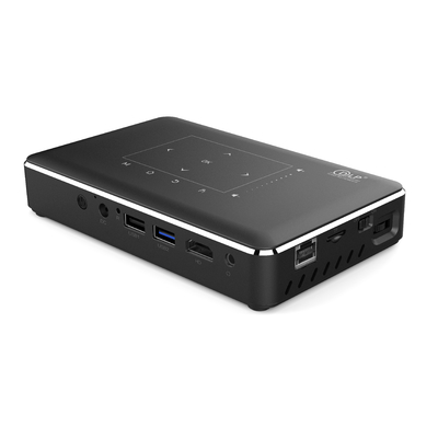DLP 150 foco manual do tempo da vida do ósmio de Mini Portable Projetor Android 9,0 dos lúmens