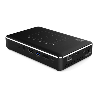 DLP 150 foco manual do tempo da vida do ósmio de Mini Portable Projetor Android 9,0 dos lúmens