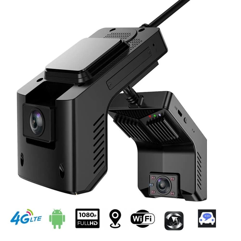170° Wide View 4G Dash Camera com G Sensor Parking Monitor e tecnologia WiFi