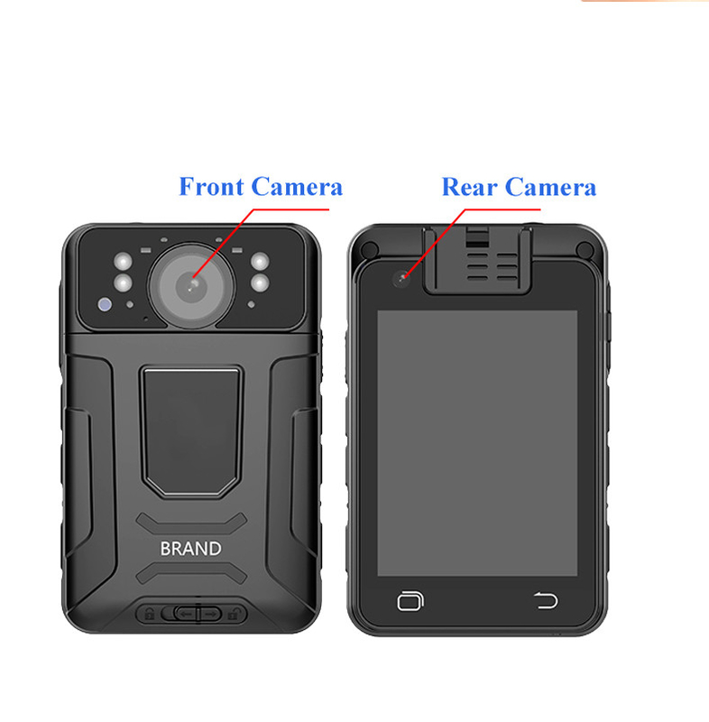 AI reconhecimento facial placa de licença bodycam guarda de segurança GPS armazenamento de vídeo ao vivo 32GB 128GB 256GB H.264/H.265