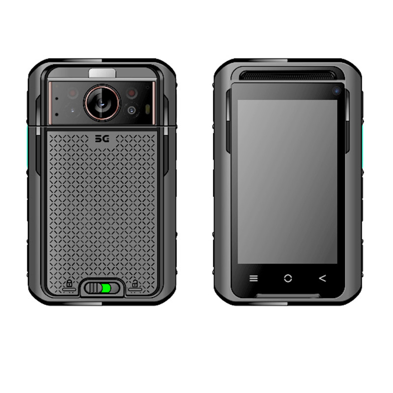 3.1 polegada LCD 5G Camera Body Worn com 3500mAh Bateria dupla EIS 4G 64GB RAM ROM