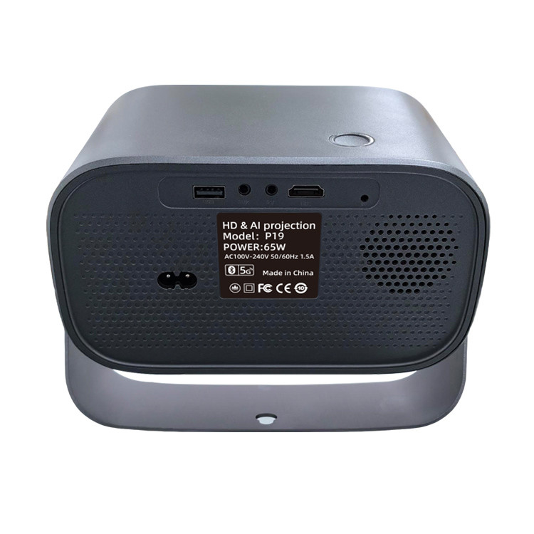 2.69inch 720P LCD Mini Projector de mão com WIFI6 2.4G/5G 802.11a/b/g/n/ac/ax e Advanced Light Luminance 220ANSI Lumens