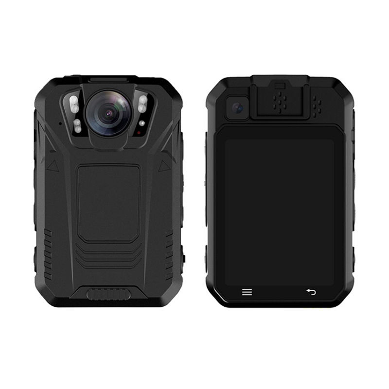 4G 2K 2.4in Android 12 bodycam guardas de segurança portátil câmera portátil