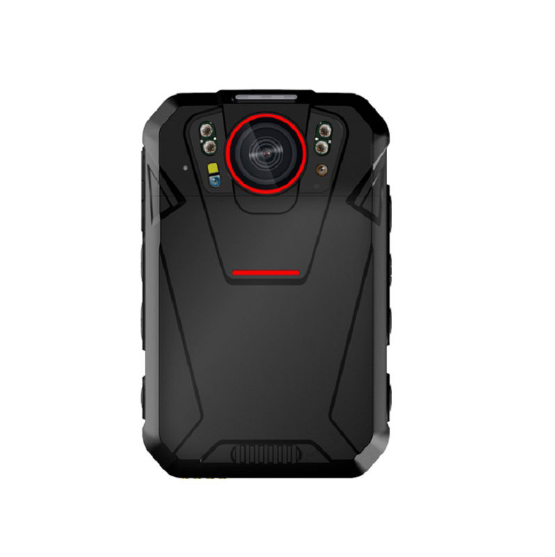 4G Wi-Fi Law Enforcement Recorder 2,4- polegadas Touch Screen Android 8.1 Sistema Bateria 2500 Mah SOS LED LED Vermelho E Azul