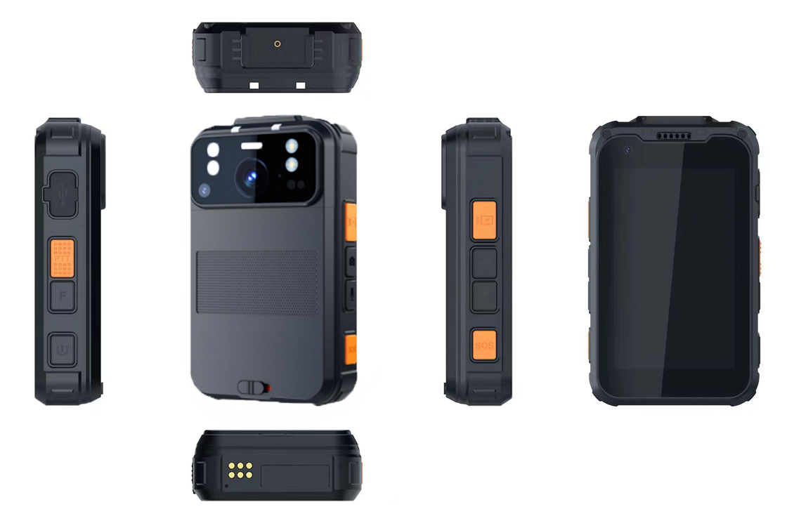 Bodycam Wifi IP Câmera Cartão SIM Dados Onvif Rtsp Live Streaming