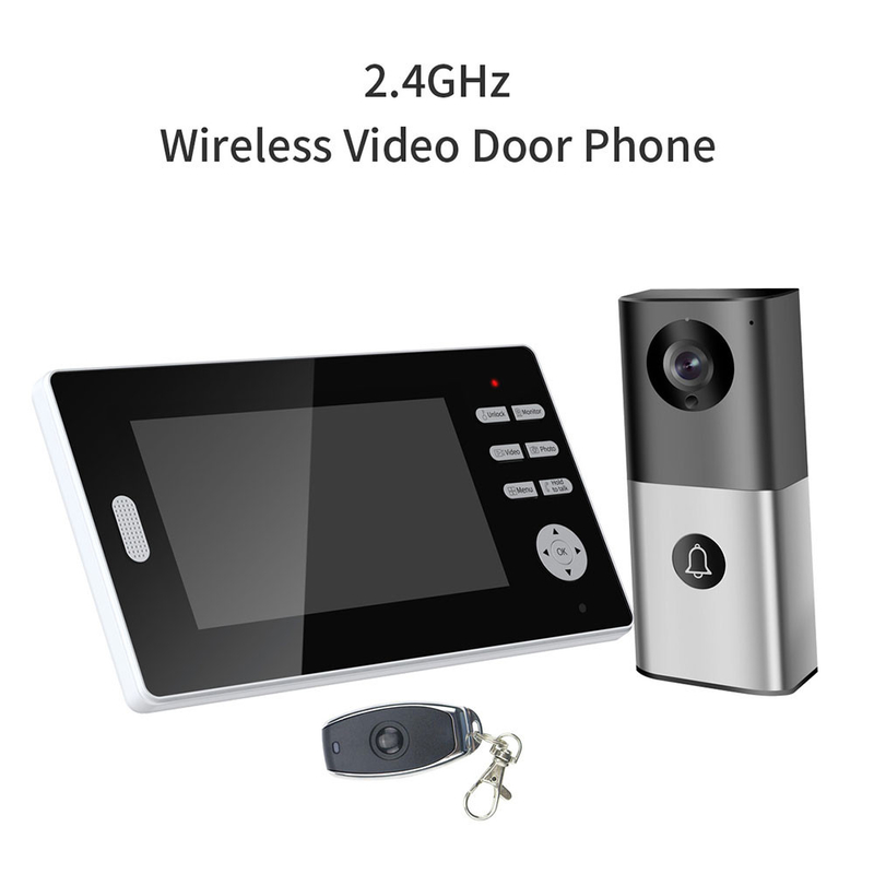 Porta Bell 2.4G 720P AC24V da visão noturna da câmara de vigilância da noite 3200mah Wifi do IR