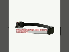 Mini-câmera com visão noturna e bateria de longa duração