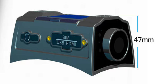 3G 4G Wi-Fi GPS Mini Smart Helmet Câmera Construída em 4000mAh Bateria Para Gravação de Vídeo