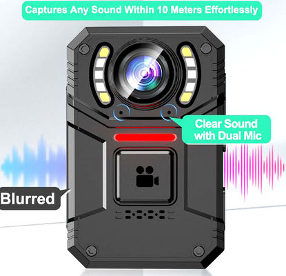 Alta definição 4K Full HD Mini câmeras Bodycam portáteis com 2 polegadas e bateria de 2500 Mah