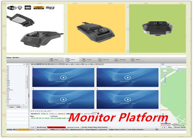 Lente dupla de duplo canal do veículo DVR Dashcam com o gravador de vídeo da câmera da parte dianteira & do Rearview