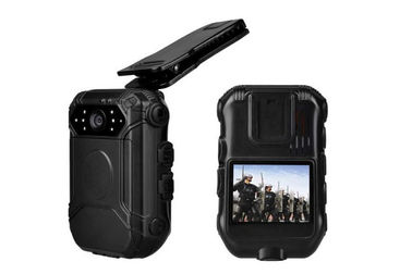 Registrador largo da câmera da polícia da visão noturna do ângulo do playback 140 gastos da câmera 1080P GPS do corpo