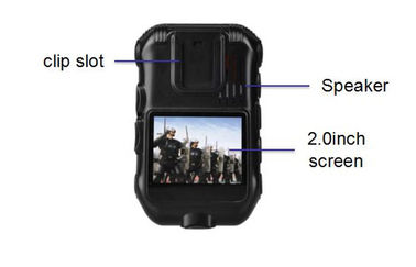 Câmeras gastas da polícia 10 horas de gravação de vídeo IP65 DVR impermeável