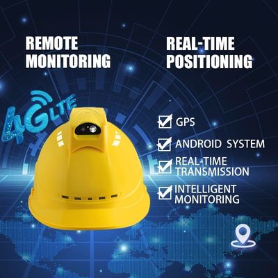 Capacete de segurança destacável de 4G LTE com chipset MTK6739 da câmera