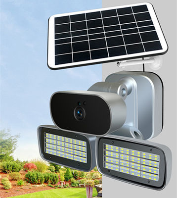 Câmera da bateria solar da lente 12000MAH 4G da luz IP66 3.6MM do diodo emissor de luz